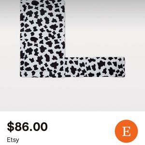 BRAND NEW C&C Kavve cage fleece liner for ramp. Guinea pig cow print